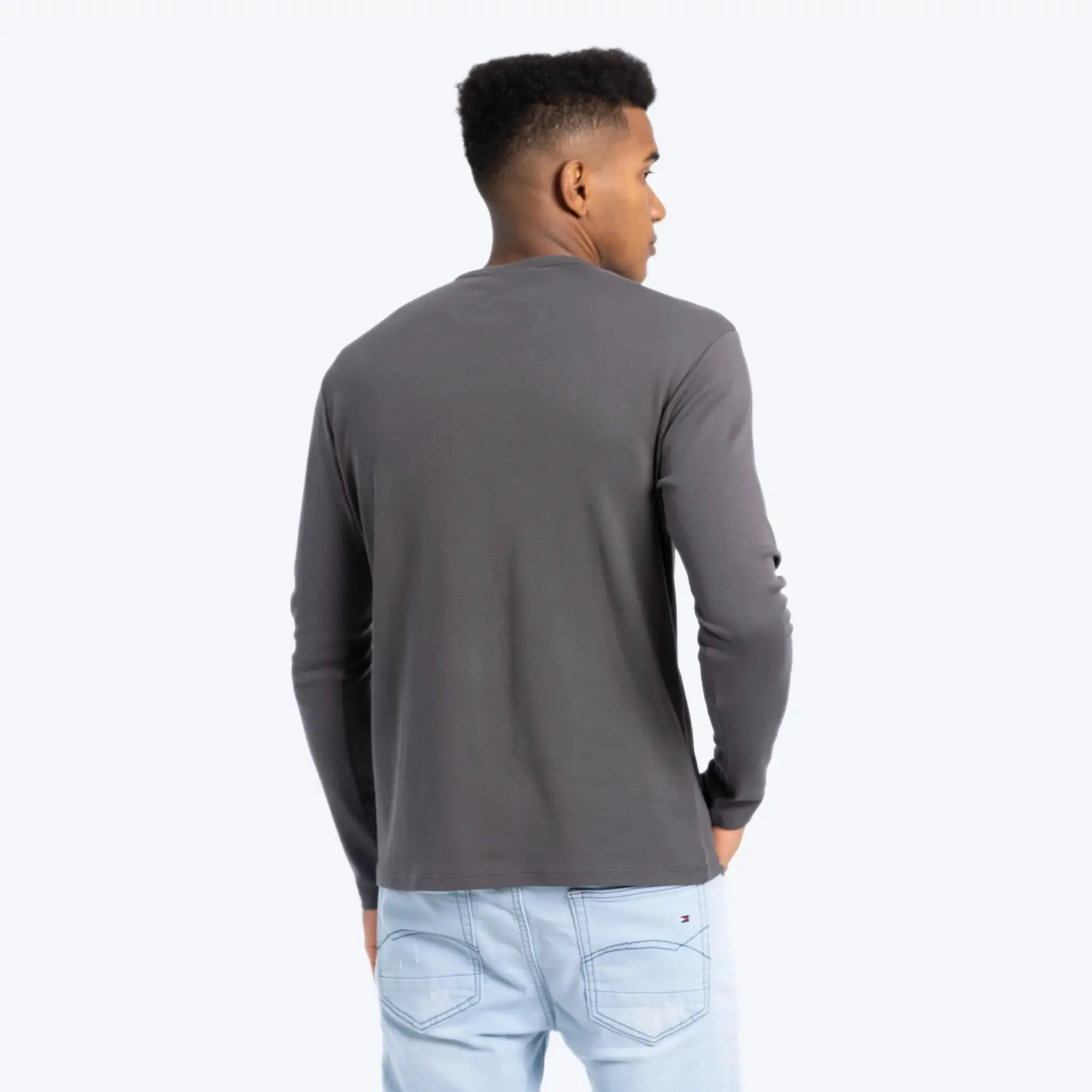 3 Pack - Men's Organic Pima Cotton Long Sleeve Shirts