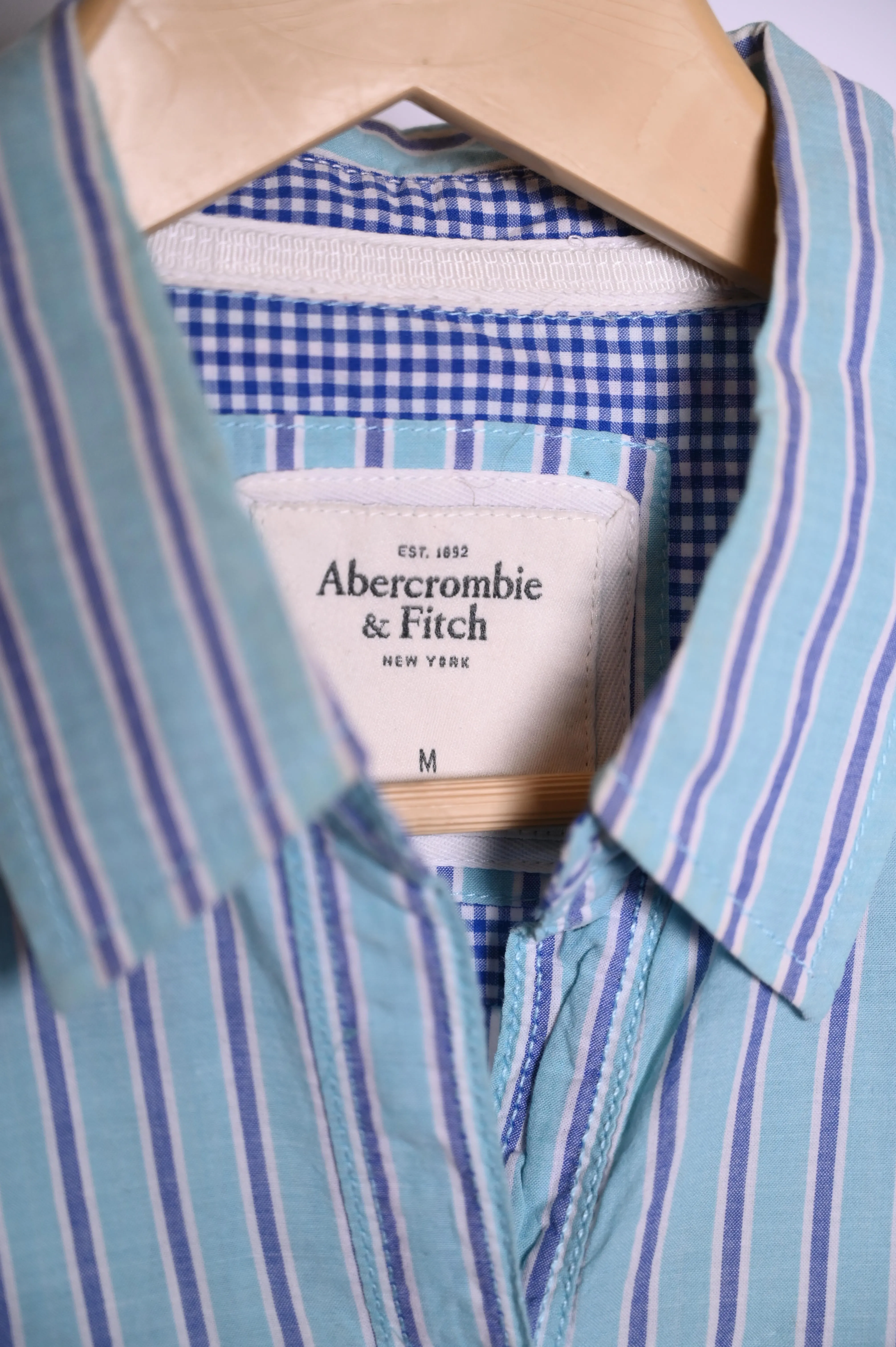 Abercrombie Blue Stripes Button-Down