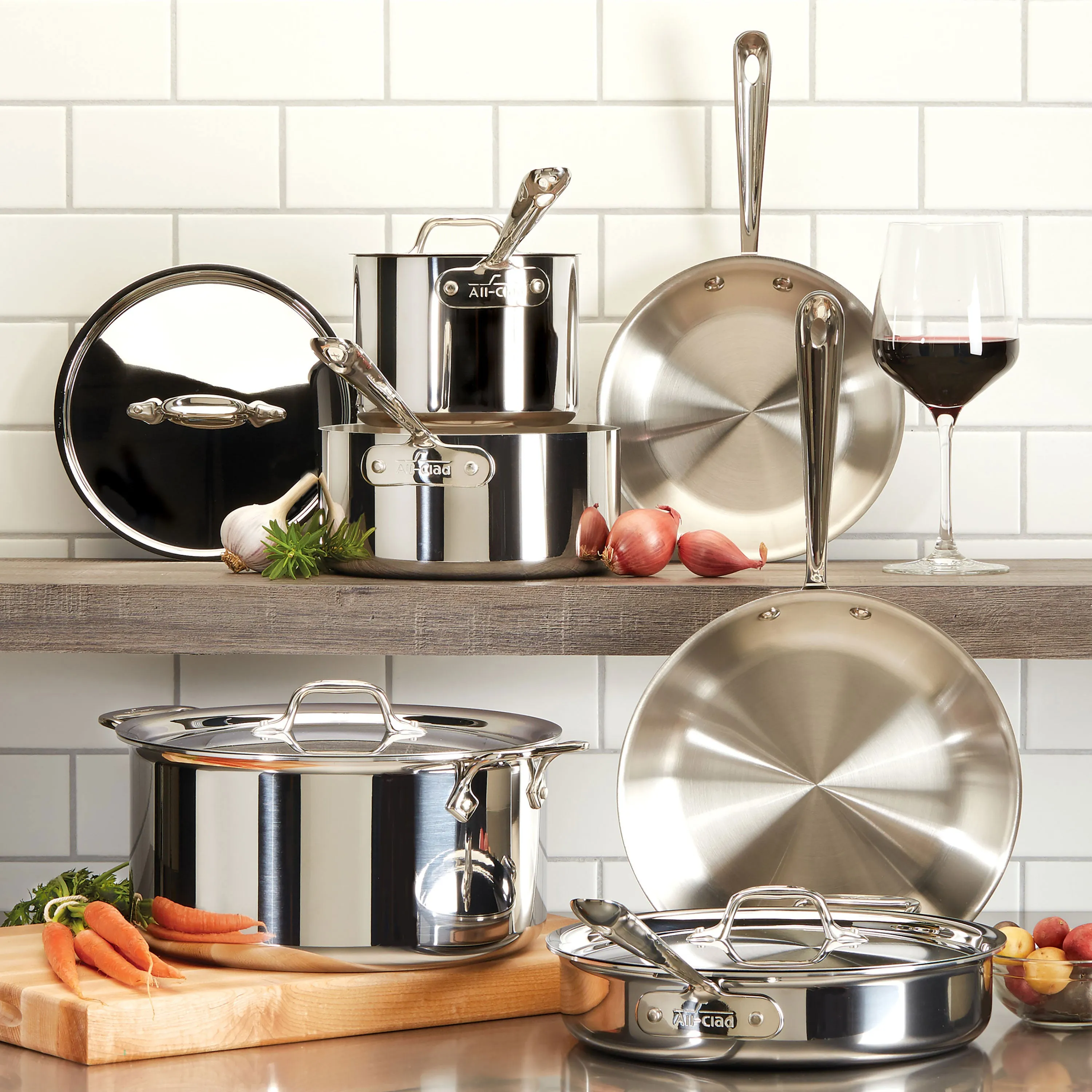 All-Clad d3 Stainless 4-quart Saute Pan