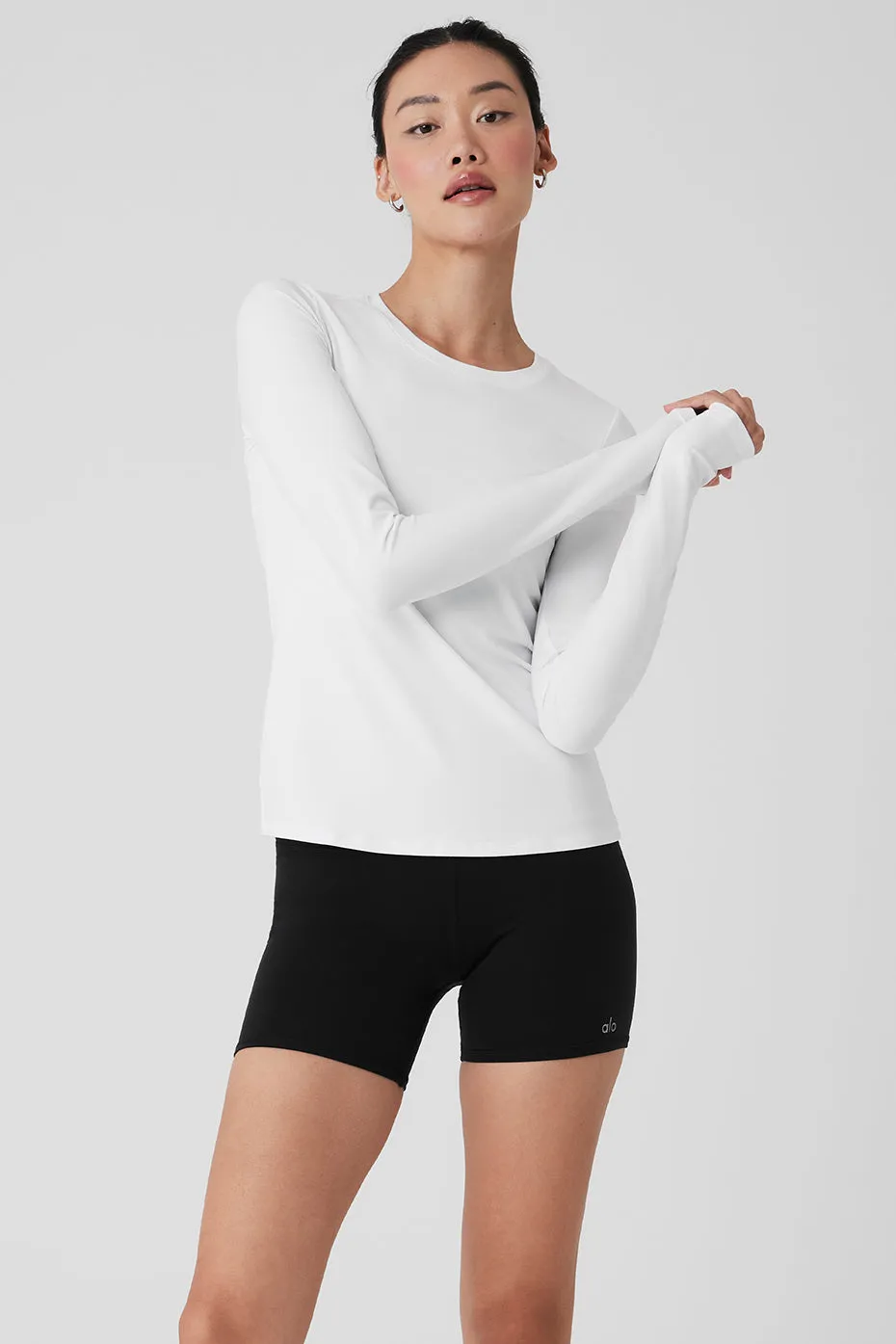 Alosoft Finesse Long Sleeve - White