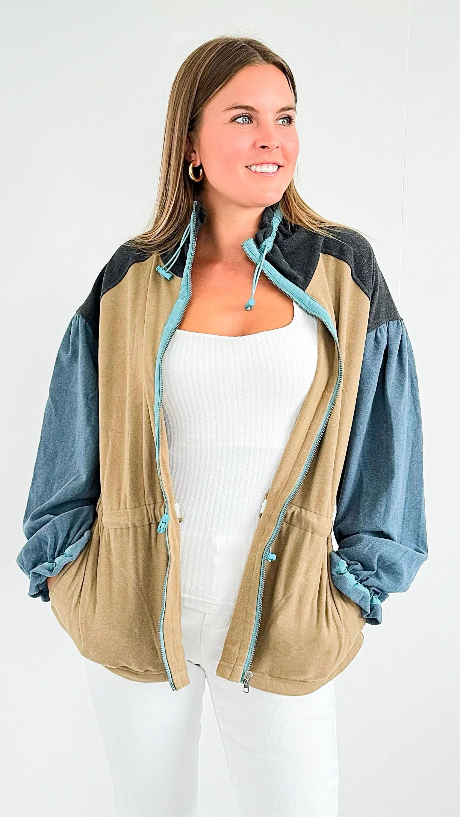 Alpine Adventure Drawstring Jacket