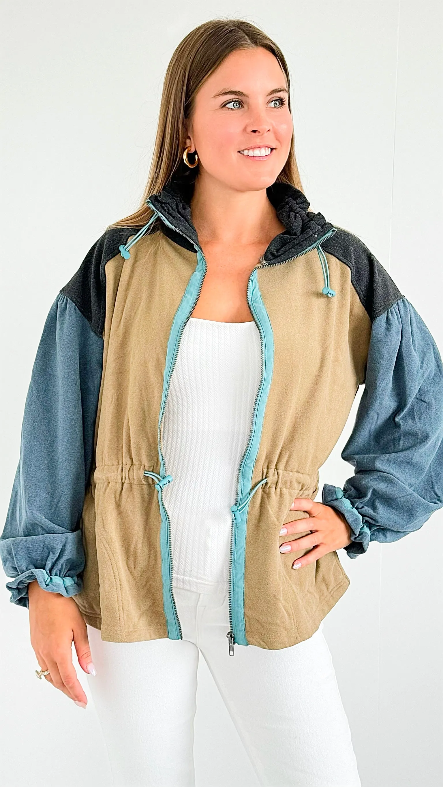 Alpine Adventure Drawstring Jacket