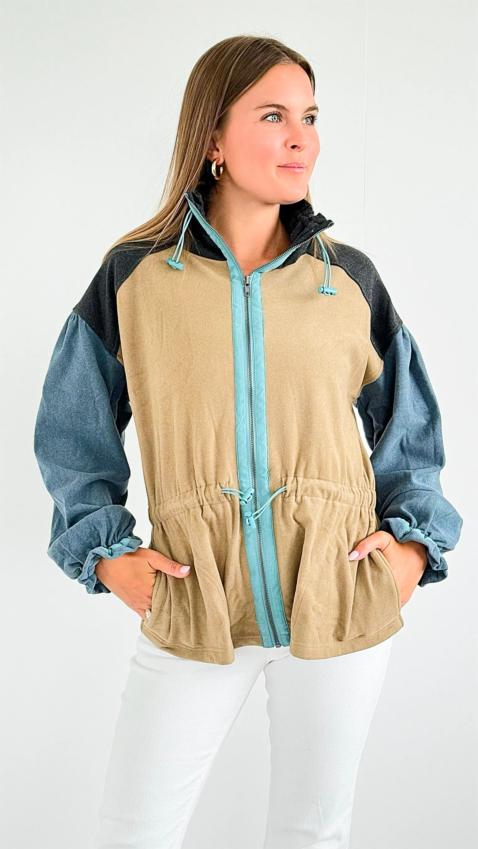 Alpine Adventure Drawstring Jacket