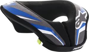 ALPINESTARS Youth Sequence Neck Roll - Black/Anthracite/Blue - S/M 6741018-177-SM