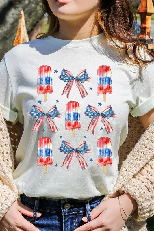 America Popsicle Graphic T Shirts