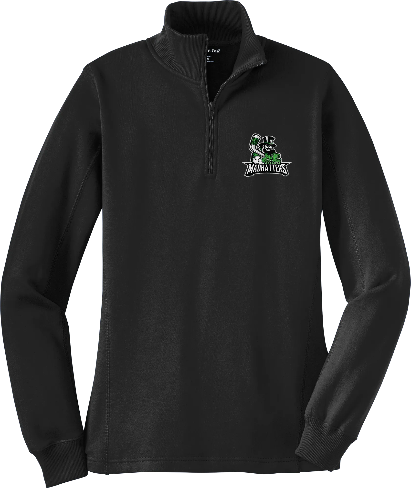 Atlanta Madhatters Ladies 1/4-Zip Sweatshirt