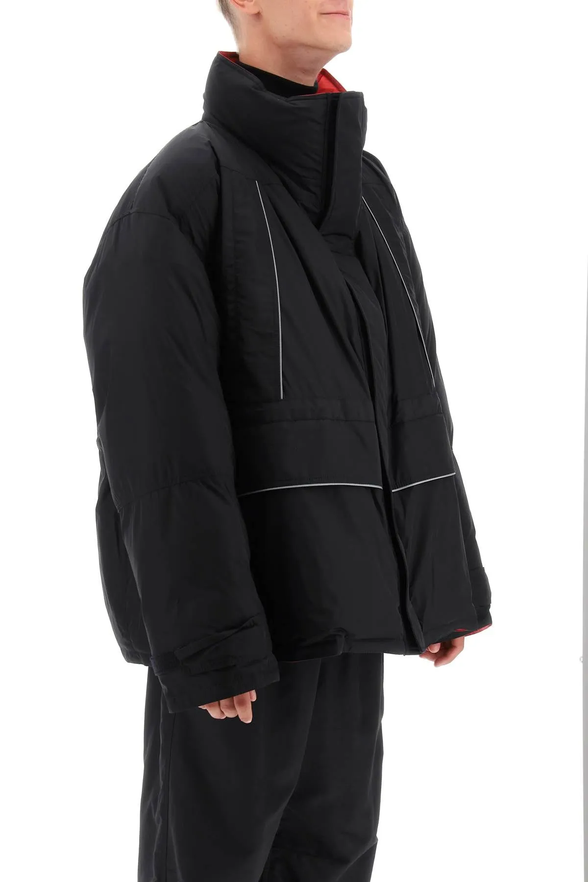 Balenciaga padded wrap parka