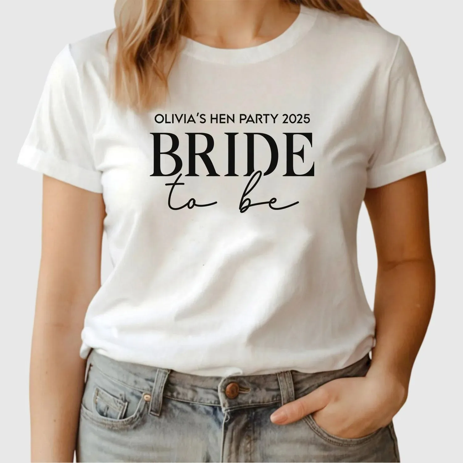 Bespoke Hen Do Tees - Bride Tribe & Bride-to-Be - Custom Hen Tops