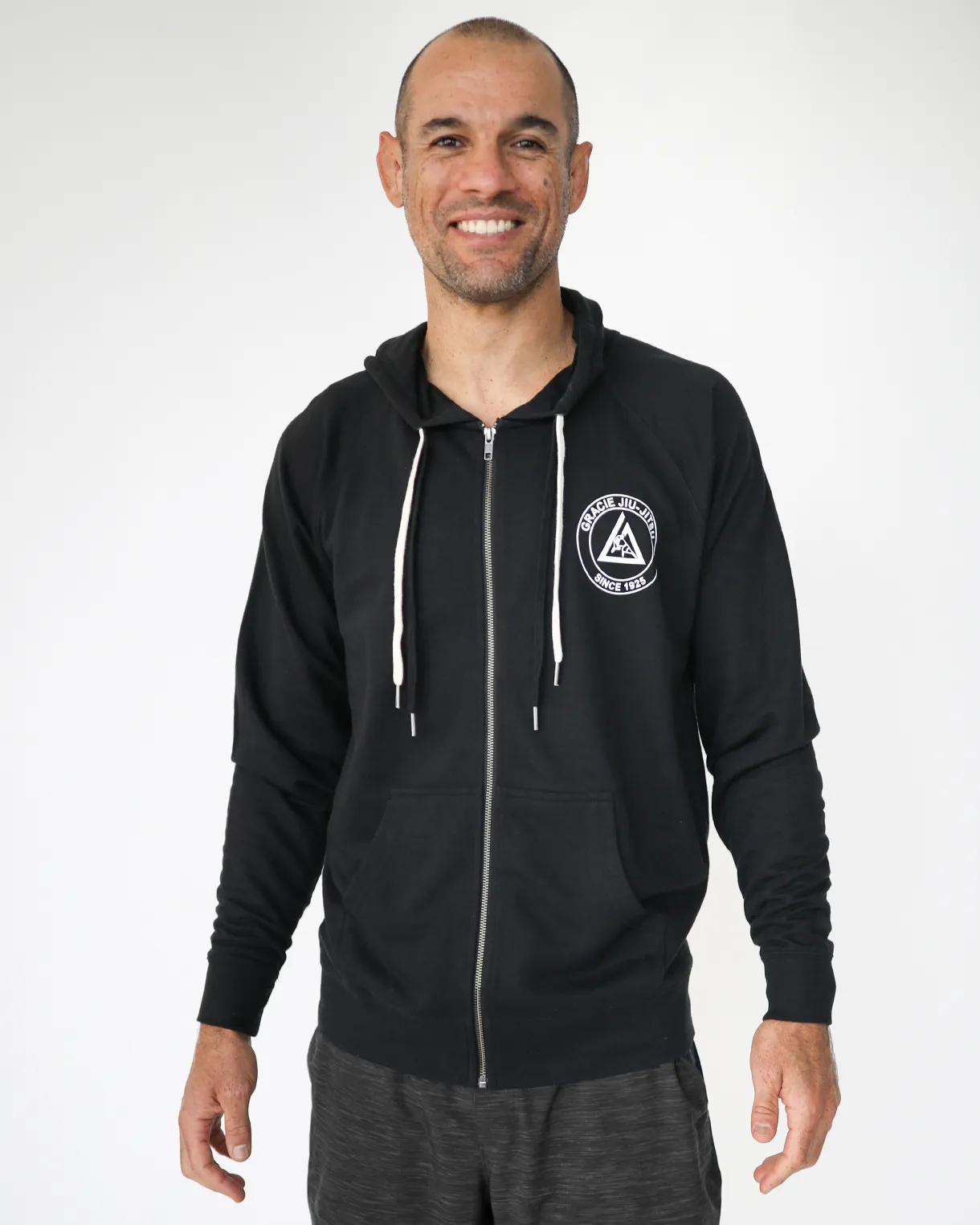 Black Gracie Zip Hoodie