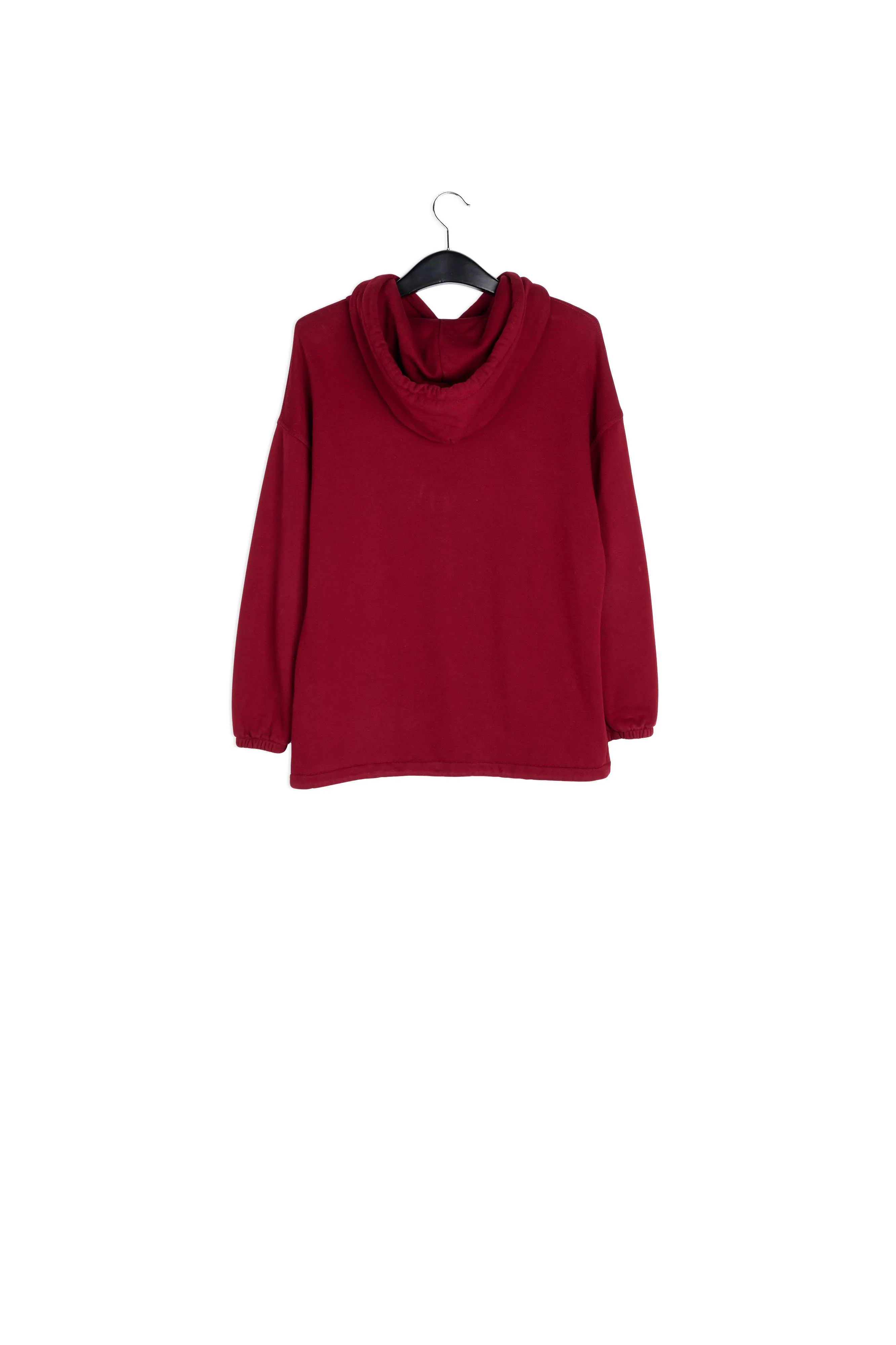 Burgundy cotton-jersey 'Fury' sweatshirt