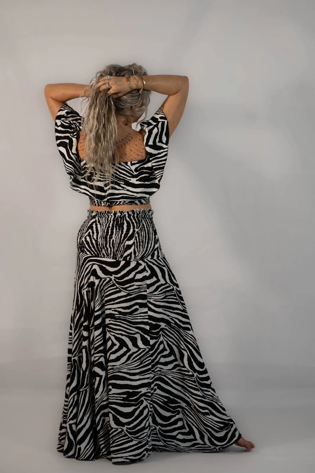 Butterfly set Zebra print