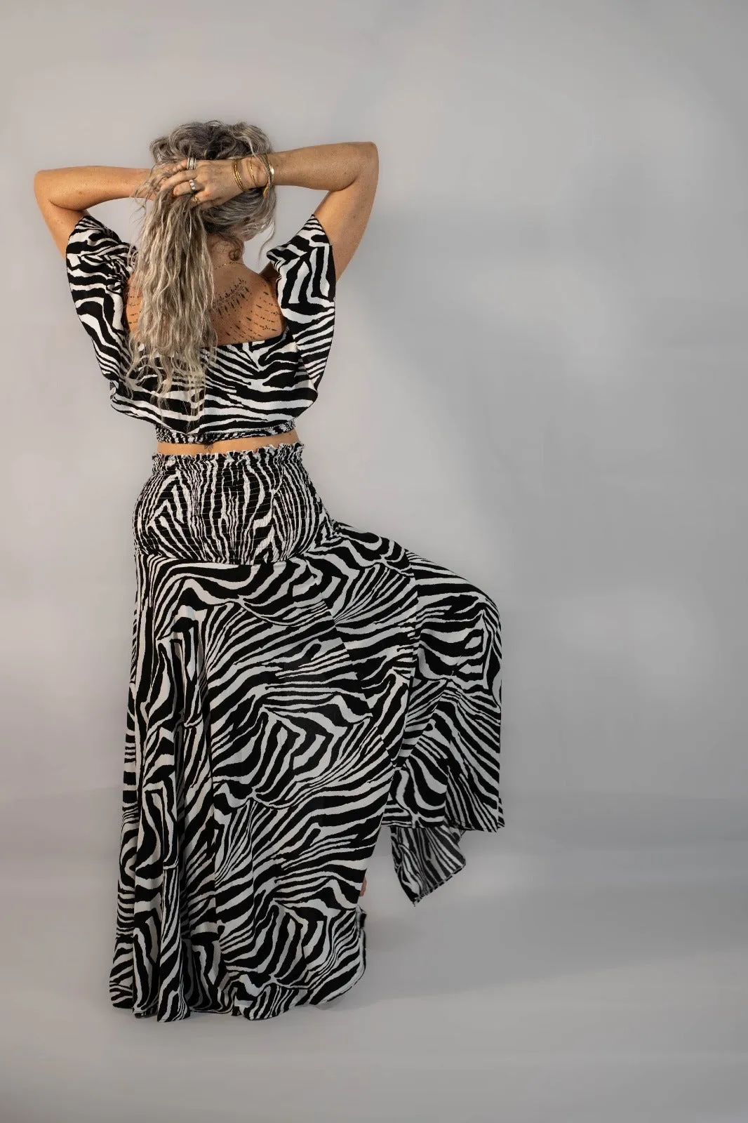 Butterfly set Zebra print