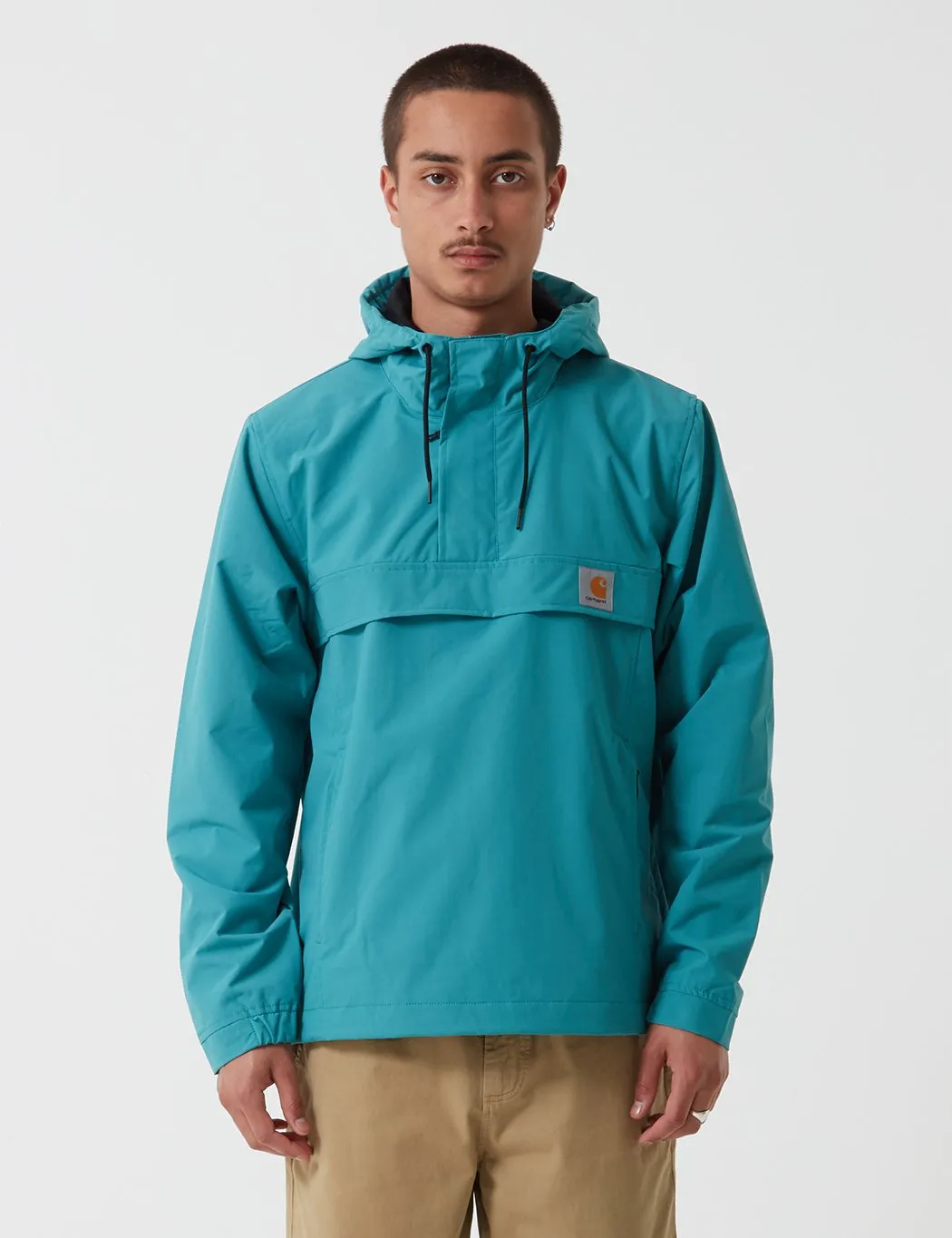 Carhartt-WIP Nimbus Half-Zip Jacket (Un-Lined) - Soft Teal