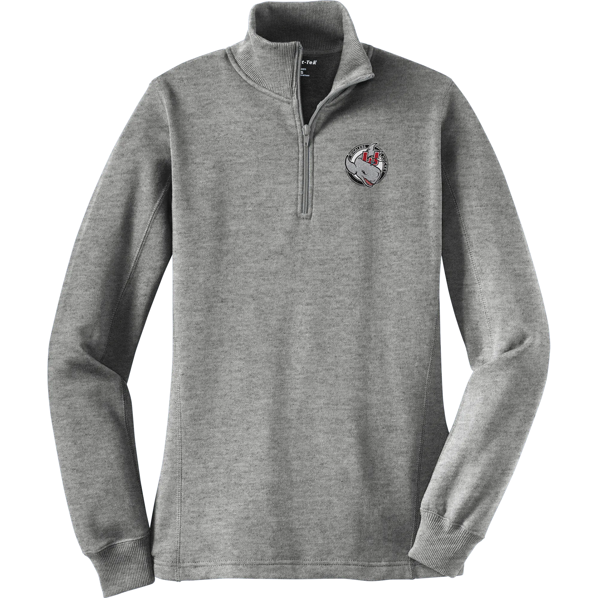 CT Whalers Tier 2 Ladies 1/4-Zip Sweatshirt