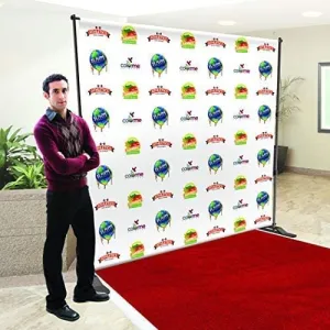 Custom Backdrop Banner Step and Repeat  Fabric Banner 9. OZ