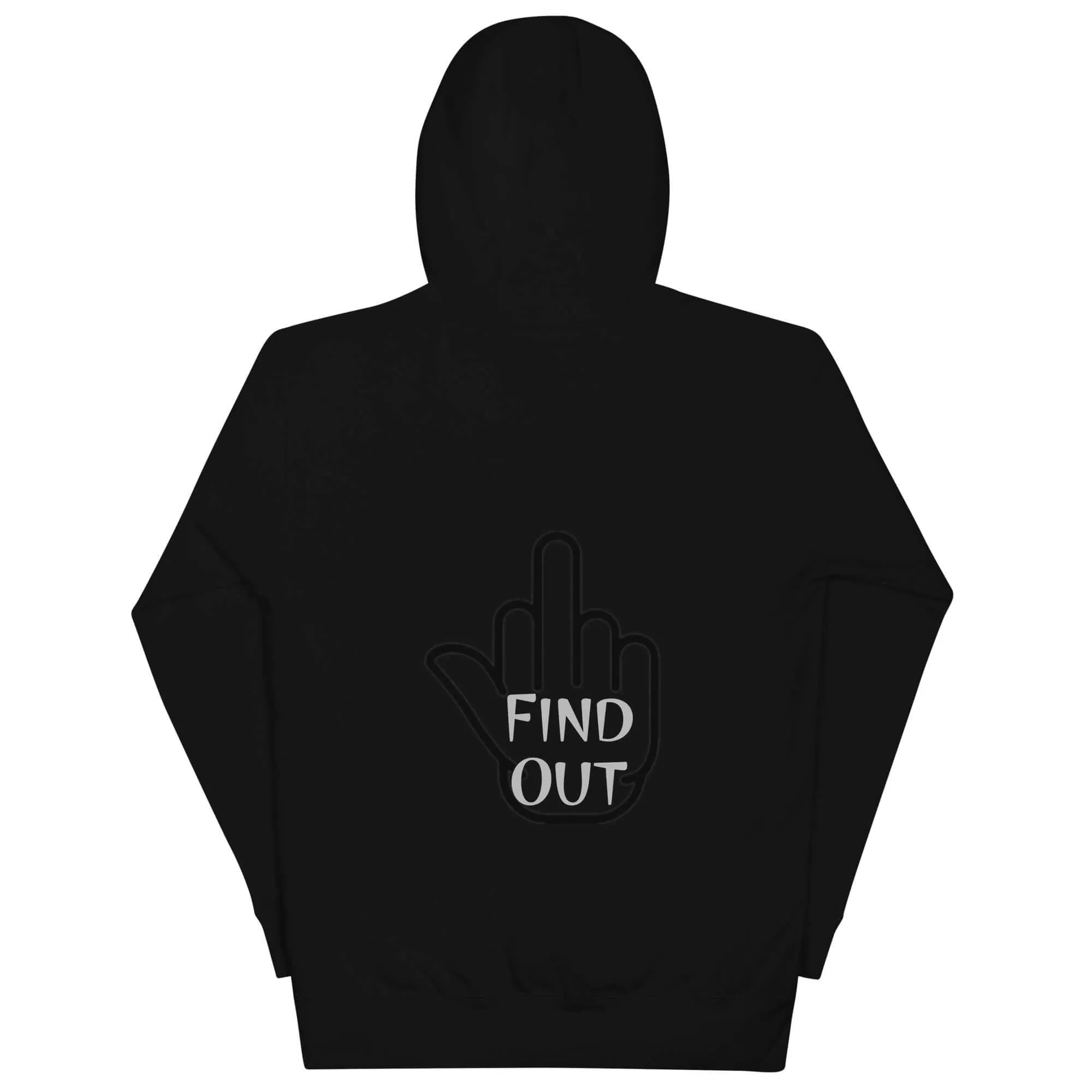 Edgy 'Find Out' Hoodie - Bold Streetwear Essential