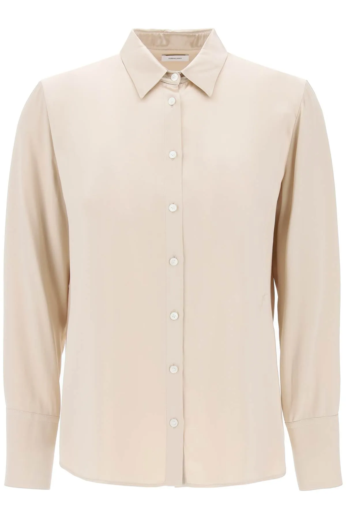 Ferragamo MenS Satin Shirt