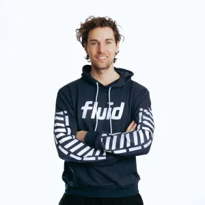 fluid Rider Hoodie - Blue