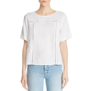 FORT TILDEN RAW EDGE SHORT SLEEVE TOP