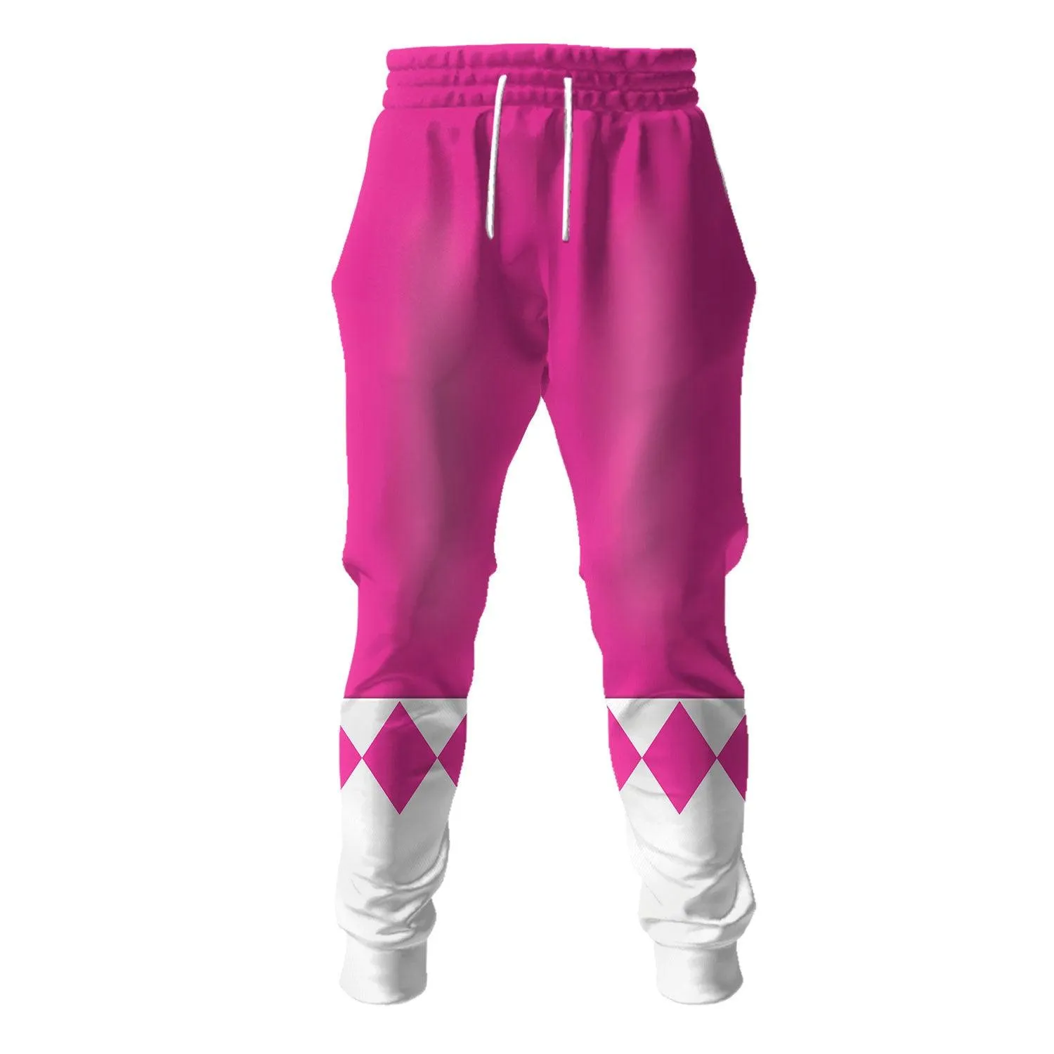 Gearhomie Unisex Tracksuit Hoodies Pink Power Ranger 3D Costumes