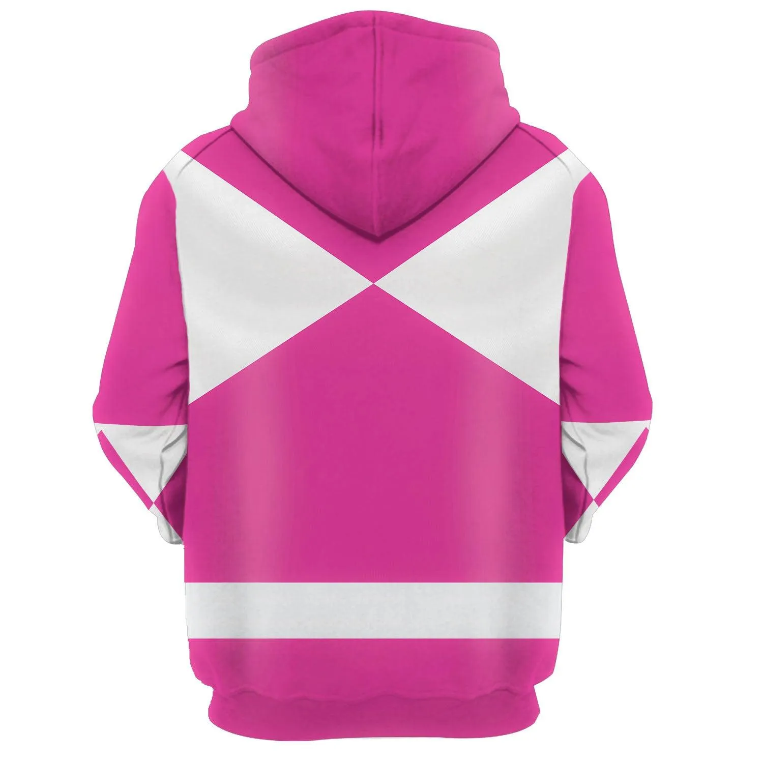 Gearhomie Unisex Tracksuit Hoodies Pink Power Ranger 3D Costumes