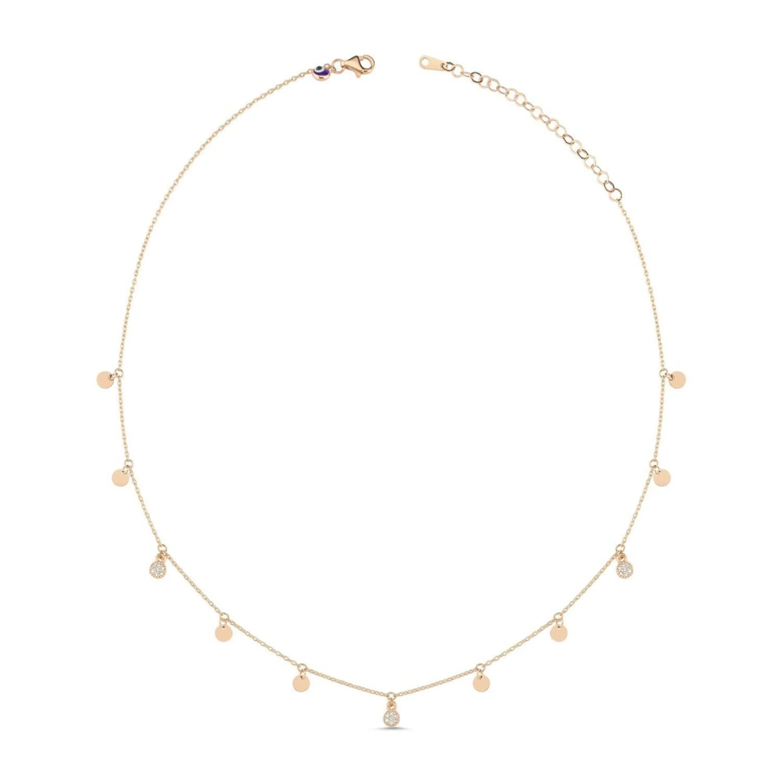 Gold-Filled Pave Gypsy Glam Necklace