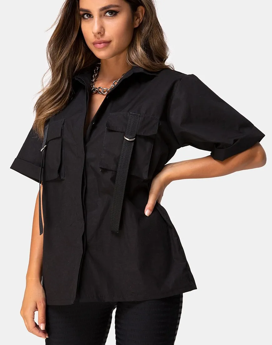 Haimen Shirt in Black