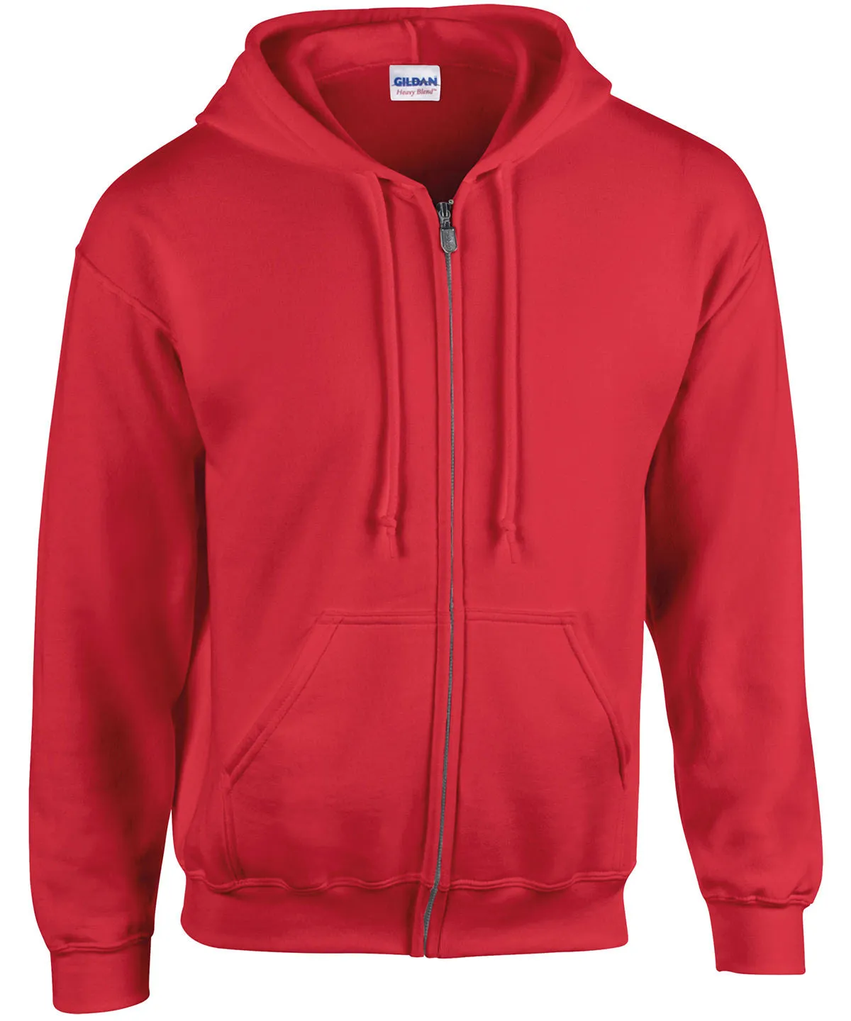 Heavy Blend  full zip hooded sweatshirt | Red