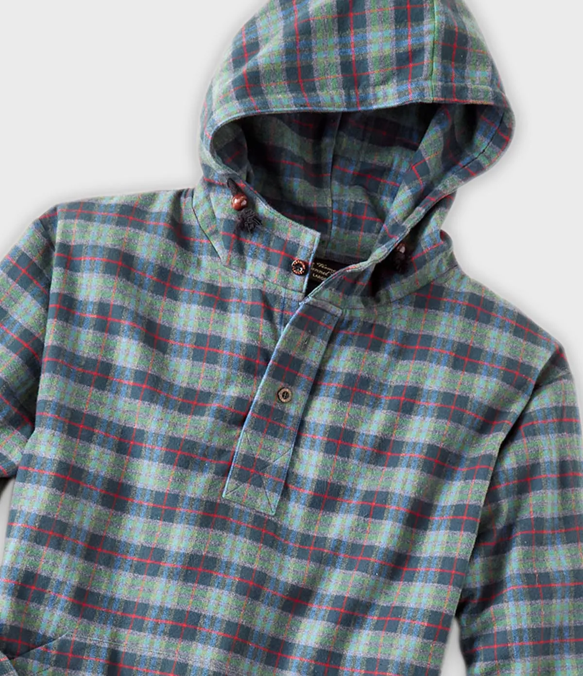 Hooded Flannel Pullover - Montana