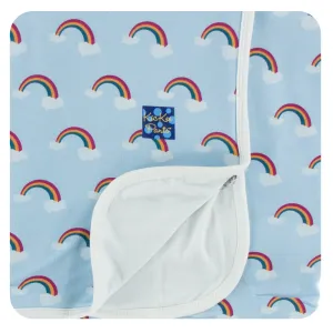 KicKee Pants Pond Rainbow Stroller Blanket