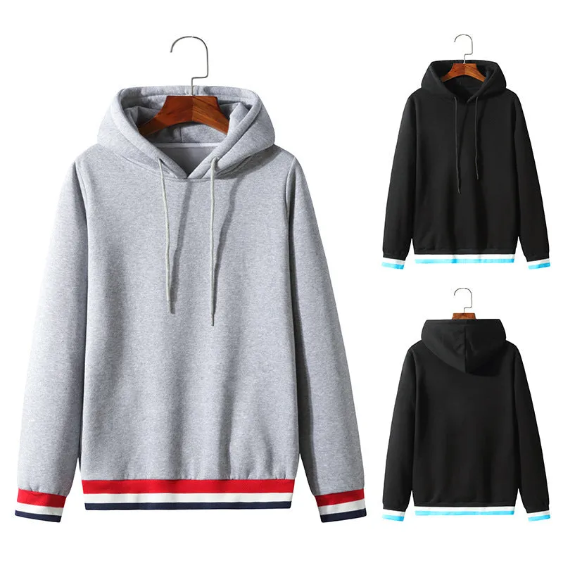 Men Sports Hooded Sweater Coats