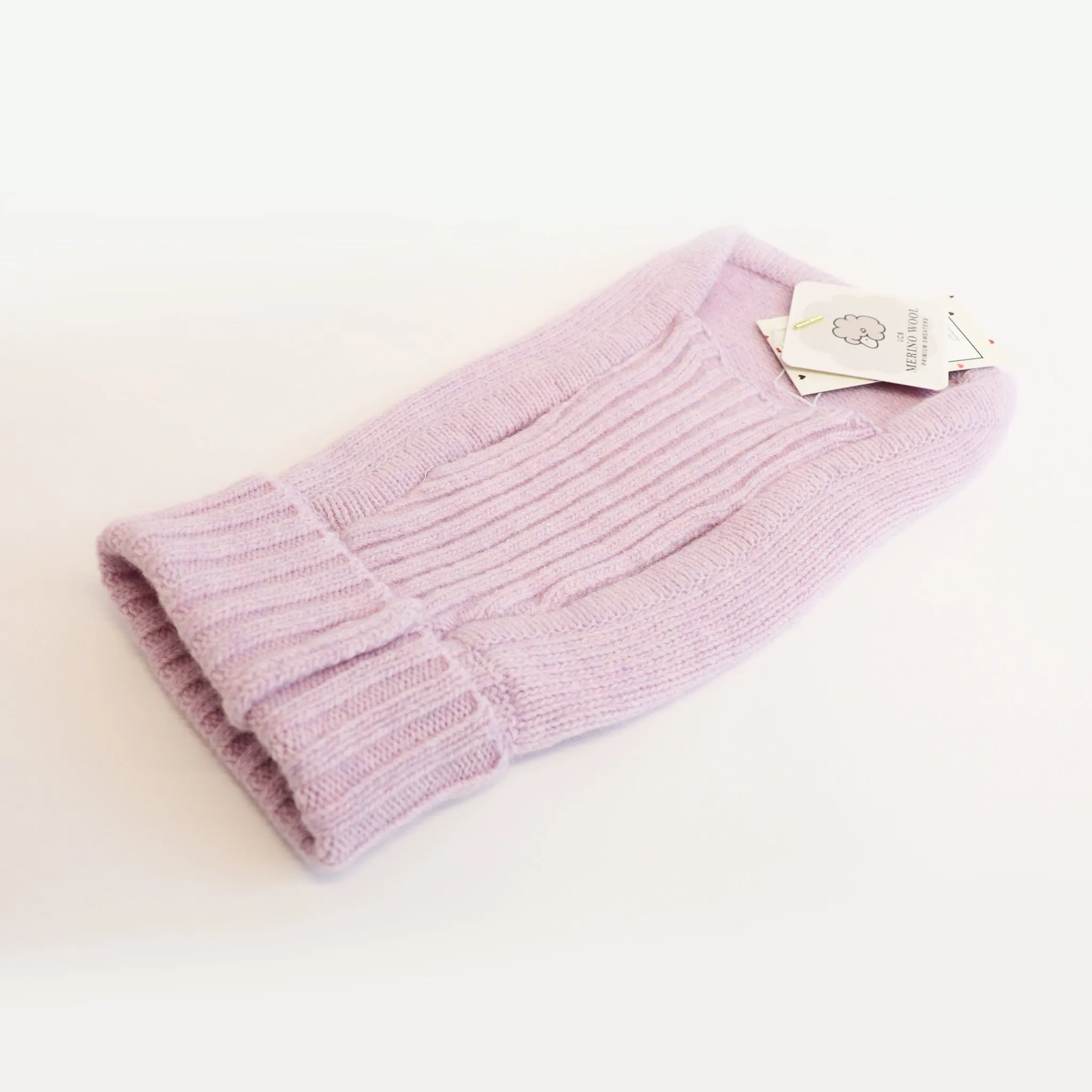 merino lavender sweater - low stock