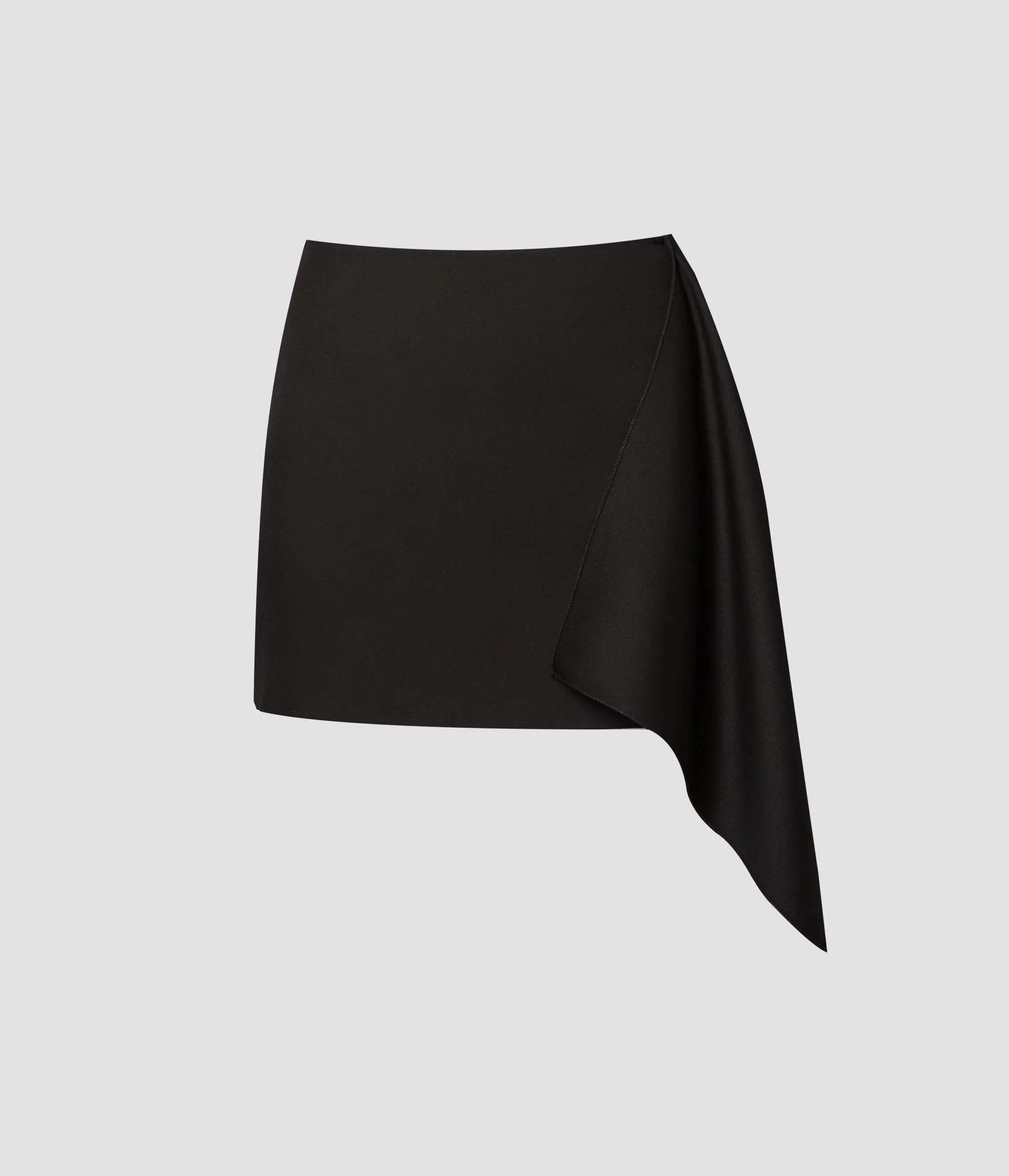 Mini Skirt With Drape Detail