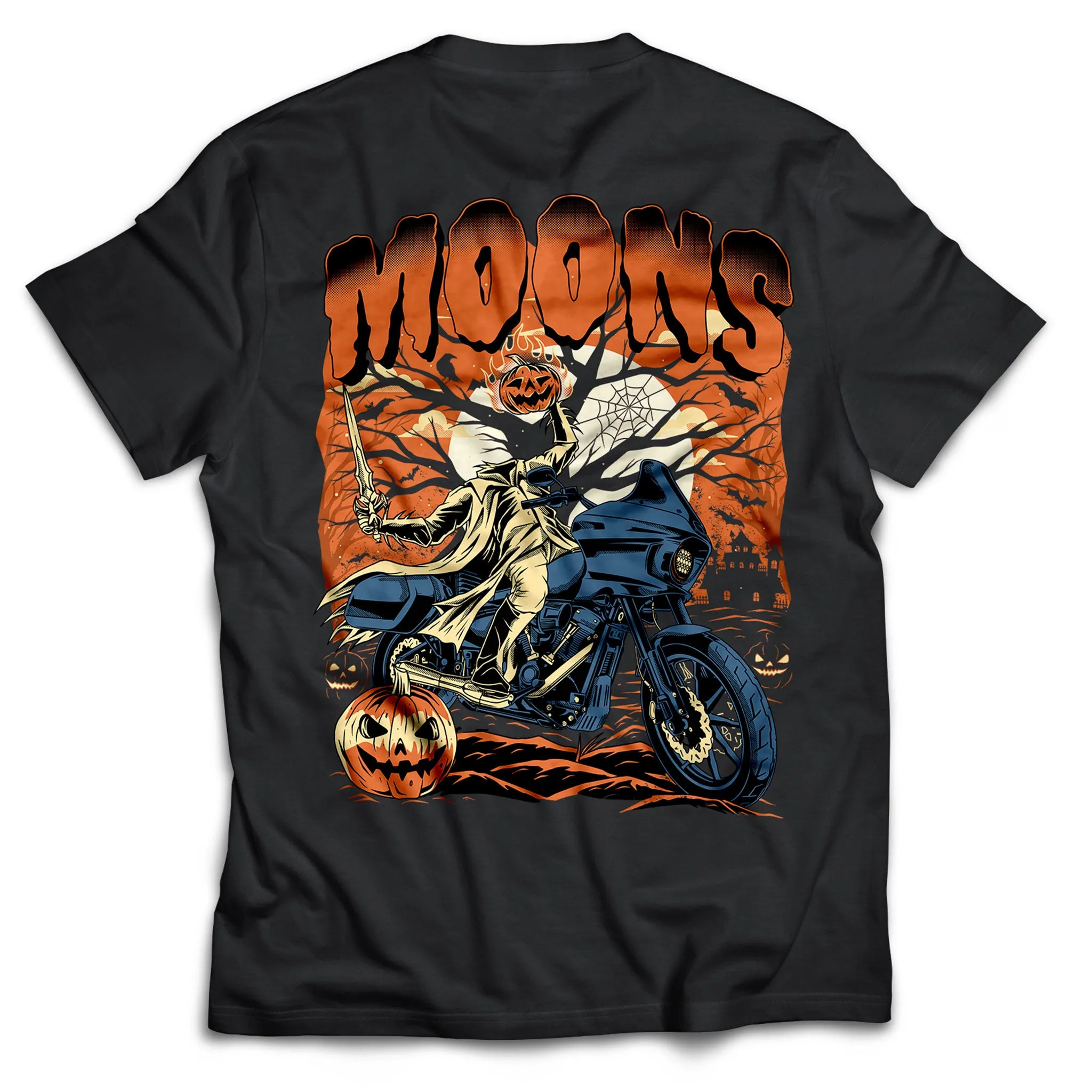 MOONSMC® 2024 Halloween Edition - FXLRST Headless Horsemen Graveyard Tee Orange