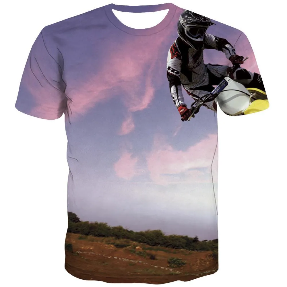 Motocross T shirts Men motorcycle T-shirts 3d Offroad Tshirts Casual