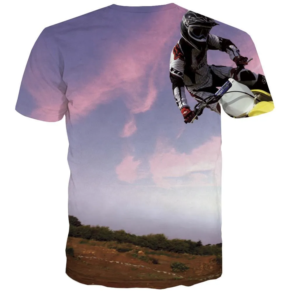 Motocross T shirts Men motorcycle T-shirts 3d Offroad Tshirts Casual