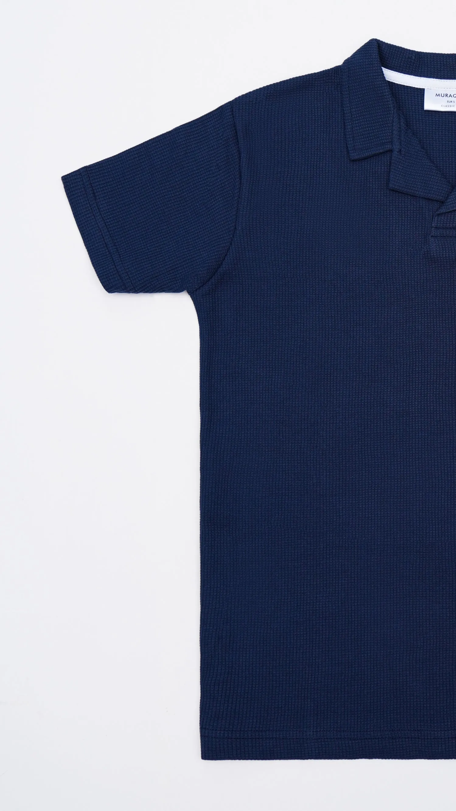 Pack of 3 Waffle Revere Polo Shirts - Olive Drop Needle, Heather Grey & Navy Blue