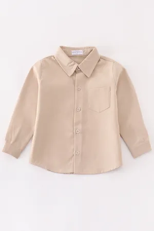 Premium Sand boy button down shirt