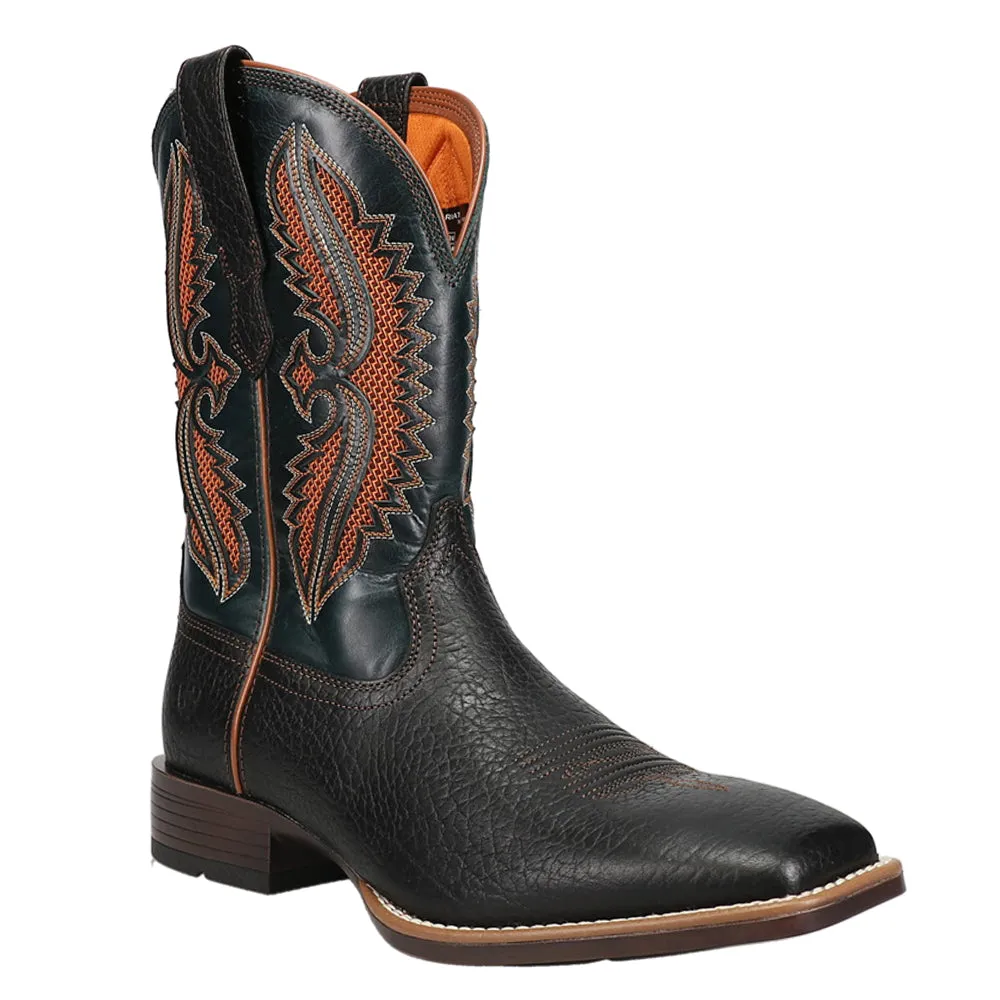 Rowder Venttek 360 Embroidered Tool-Inlayed Square Toe Cowboy Boots