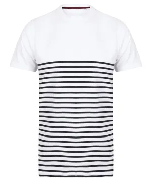 Short-sleeved Breton T | White/Navy