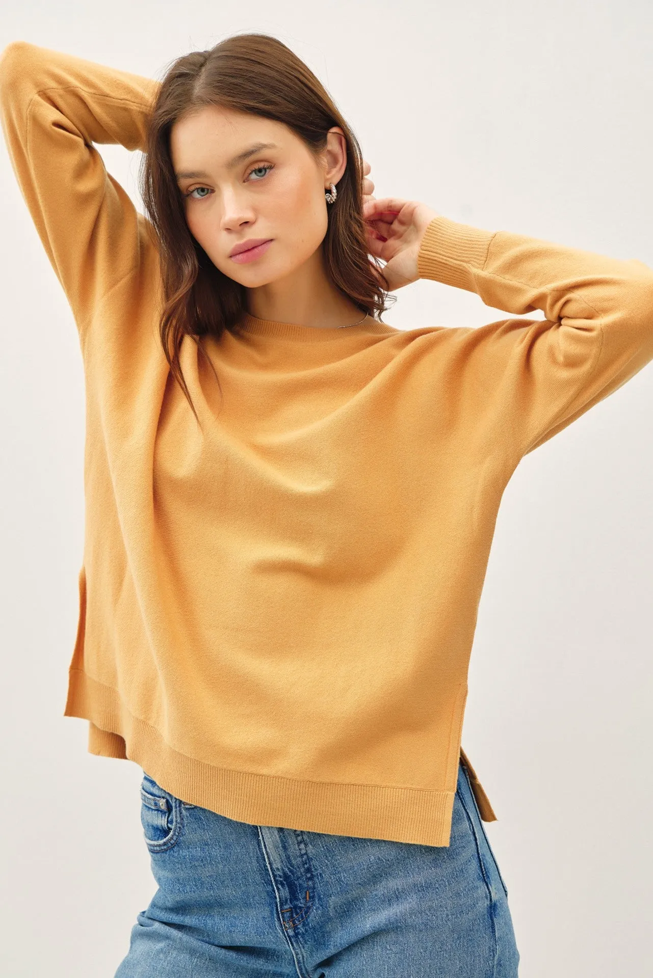 Soft Classic Cut Basic Sweater** - Final Sale