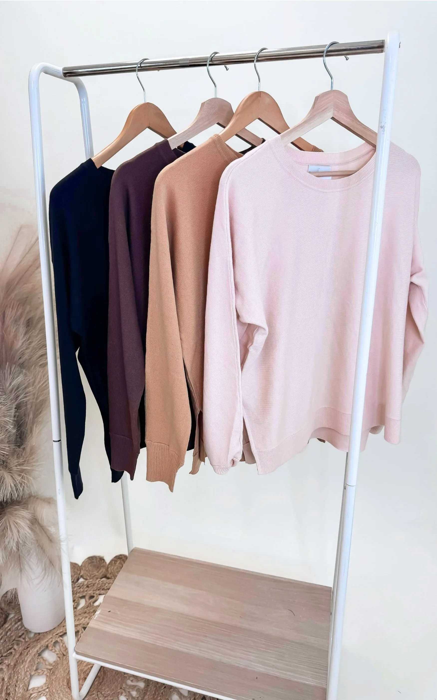 Soft Classic Cut Basic Sweater** - Final Sale