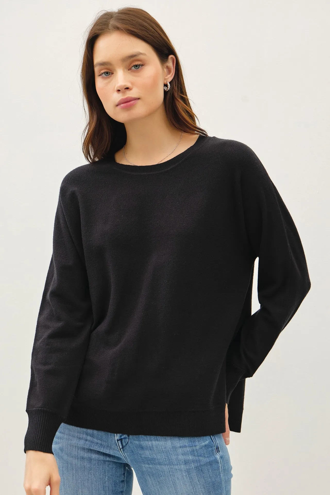 Soft Classic Cut Basic Sweater** - Final Sale