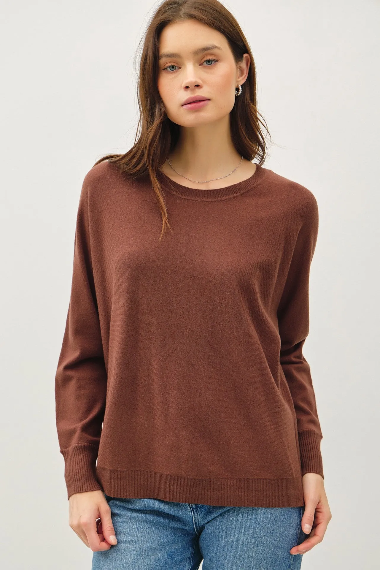 Soft Classic Cut Basic Sweater** - Final Sale