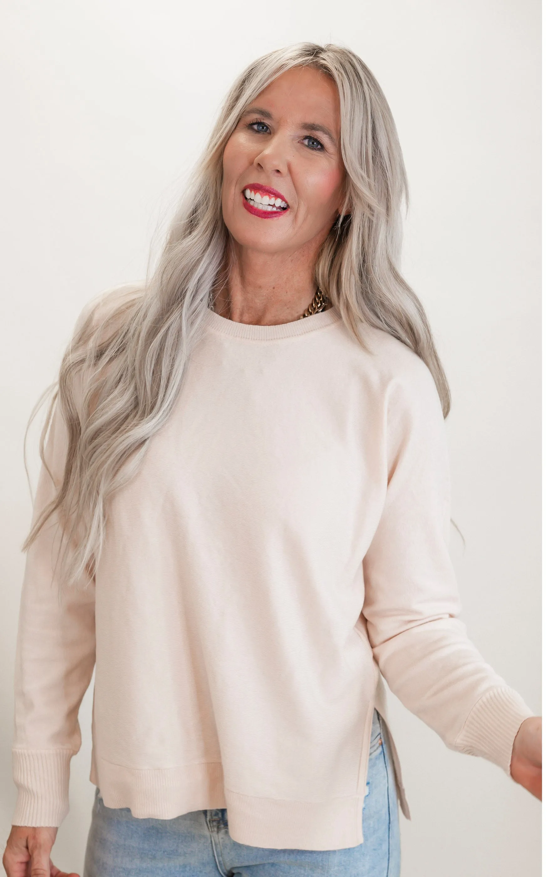 Soft Classic Cut Basic Sweater** - Final Sale