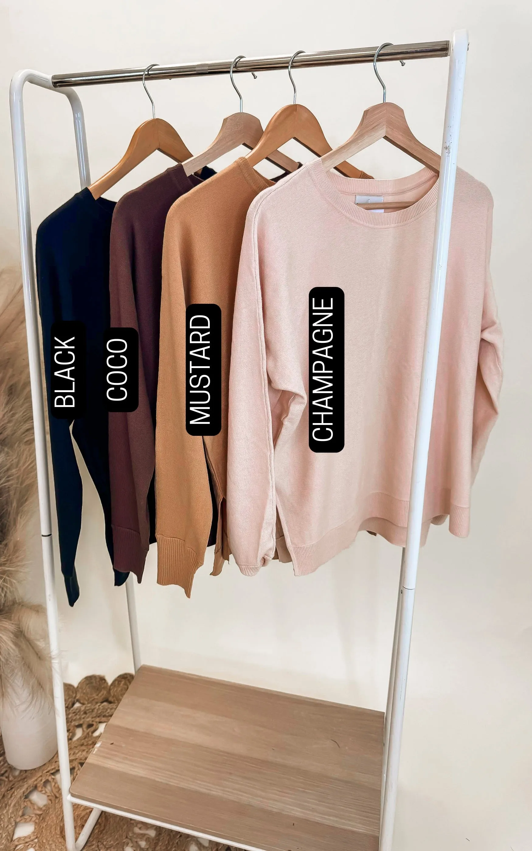 Soft Classic Cut Basic Sweater** - Final Sale