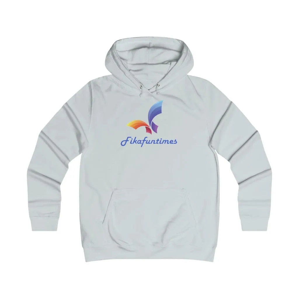 Women College Headphone Pocket Fikafuntimes Hoodie