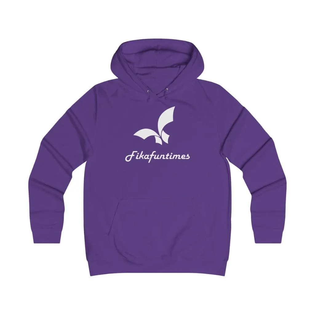 Women College Headphone Pocket Fikafuntimes Hoodie