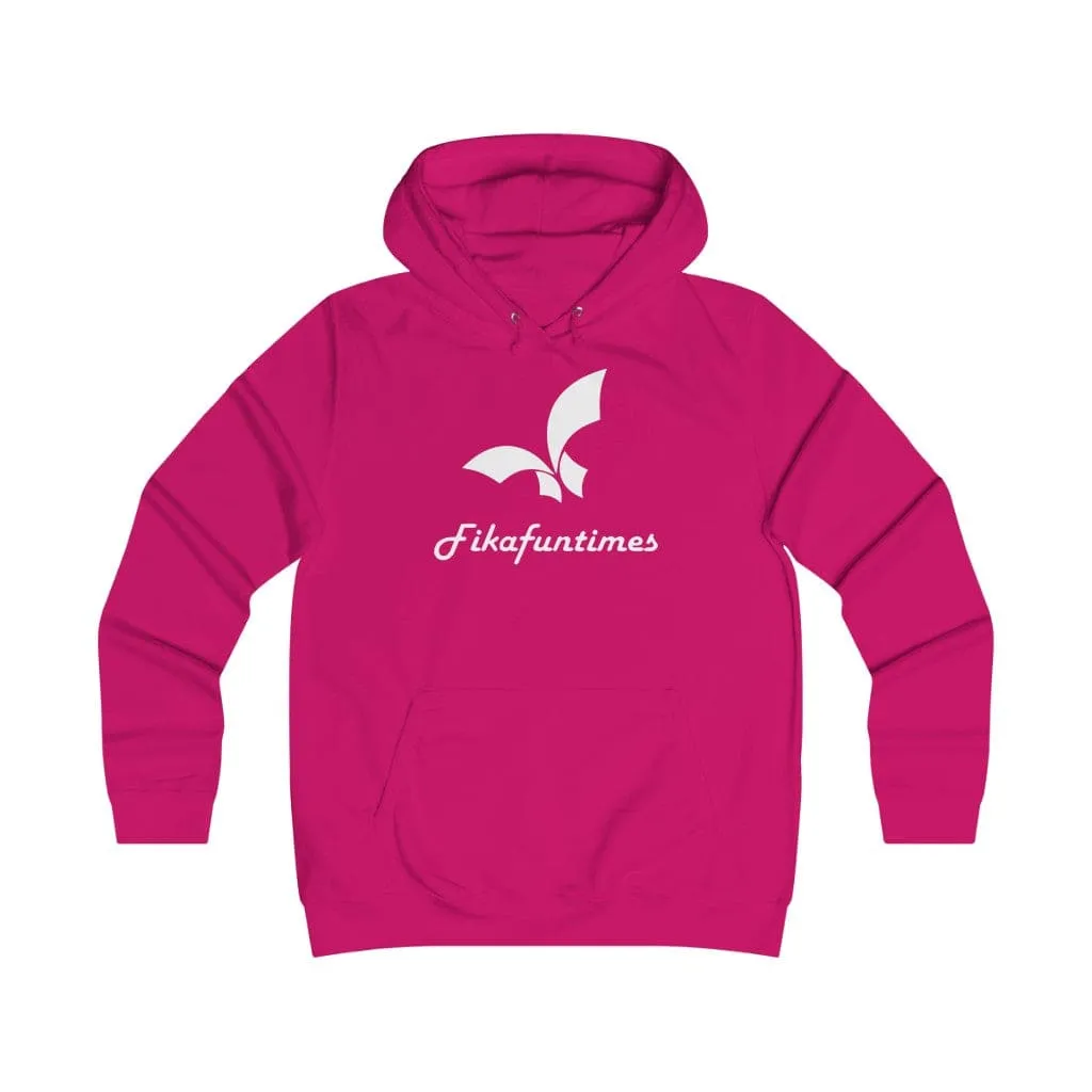 Women College Headphone Pocket Fikafuntimes Hoodie