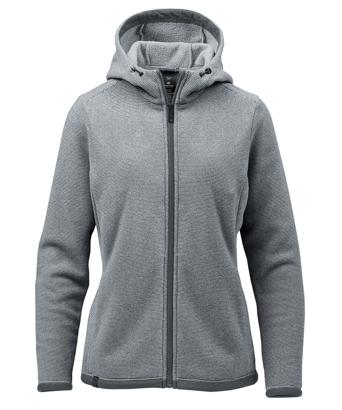 Womens Medusa fleece hoodie | Zinc Stripe